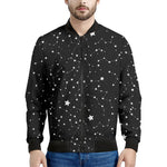 Constellation Sky Map Pattern Print Men's Bomber Jacket