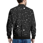 Constellation Sky Map Pattern Print Men's Bomber Jacket