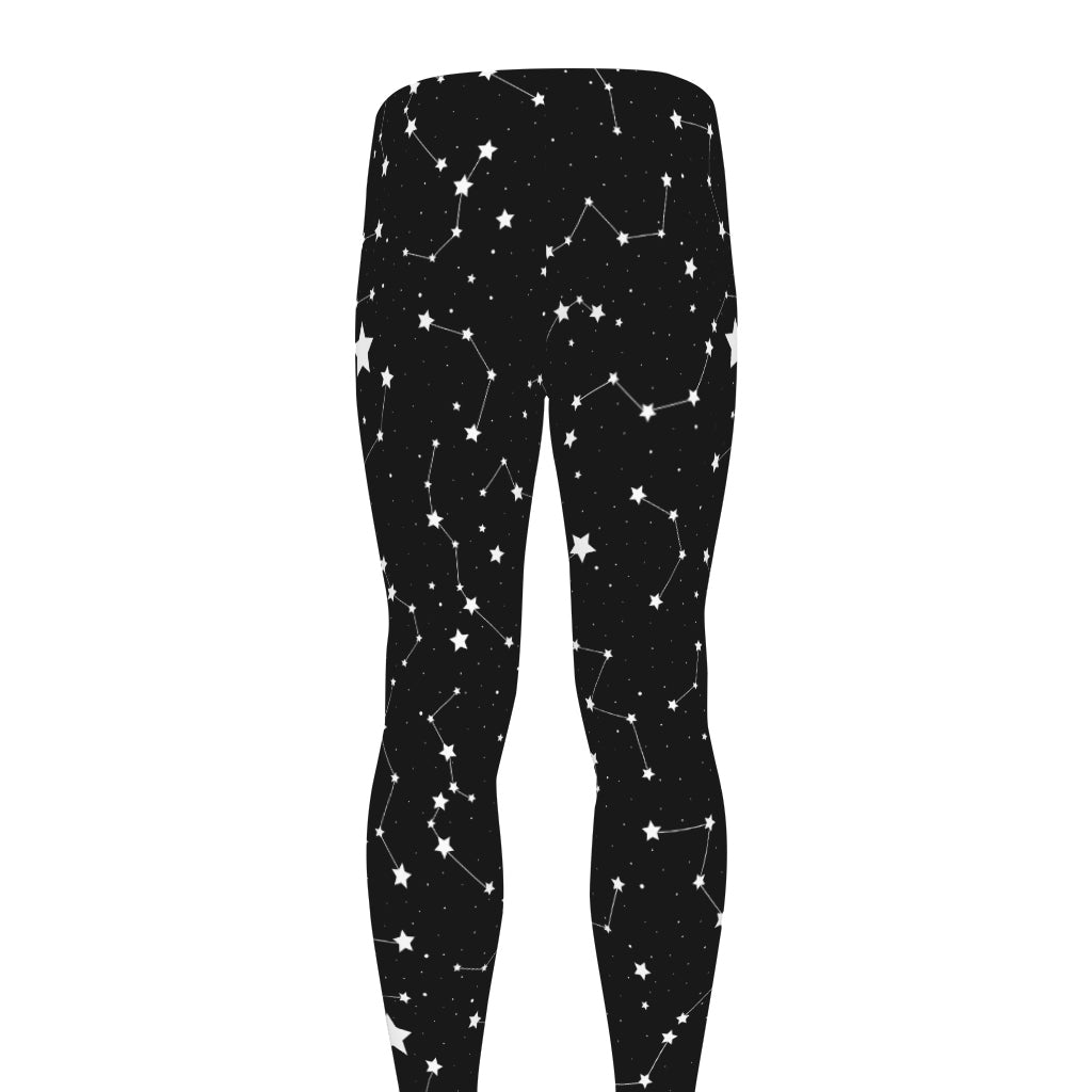 Constellation Sky Map Pattern Print Men's leggings