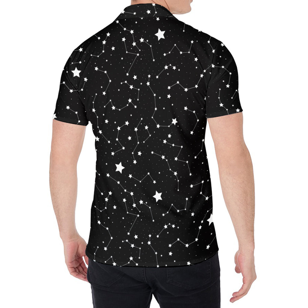 Constellation Sky Map Pattern Print Men's Shirt