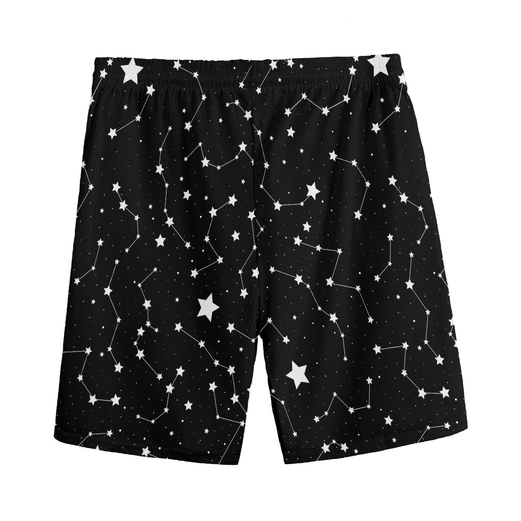 Constellation Sky Map Pattern Print Men's Sports Shorts