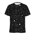 Constellation Sky Map Pattern Print Men's Athletic T-Shirt