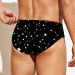 Constellation Sky Map Pattern Print Men's Swim Briefs