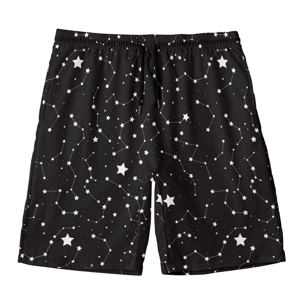 Constellation Sky Map Pattern Print Men's Swim Trunks