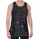 Constellation Sky Map Pattern Print Men's Velvet Tank Top