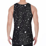Constellation Sky Map Pattern Print Men's Velvet Tank Top