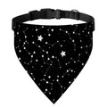 Constellation Sky Map Pattern Print Over The Collar Dog Bandana