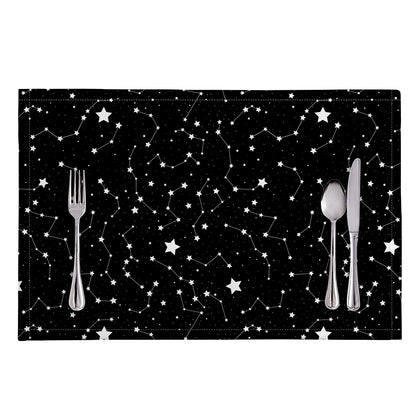 Constellation Sky Map Pattern Print Placemat