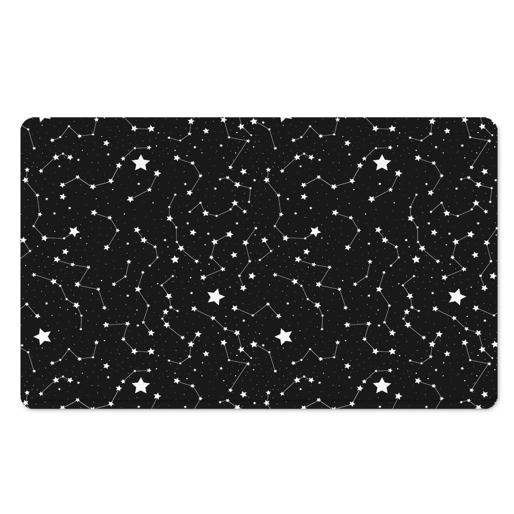 Constellation Sky Map Pattern Print Polyester Doormat