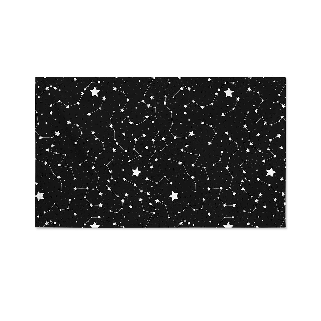 Constellation Sky Map Pattern Print Polyester Flag