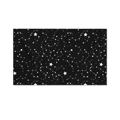 Constellation Sky Map Pattern Print Polyester Flag