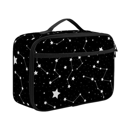 Constellation Sky Map Pattern Print Portable Lunch Bag