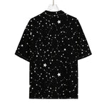 Constellation Sky Map Pattern Print Rayon Hawaiian Shirt