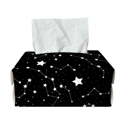 Constellation Sky Map Pattern Print Rectangle Tissue Box Cover