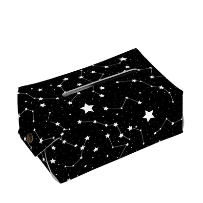 Constellation Sky Map Pattern Print Rectangle Tissue Box Cover