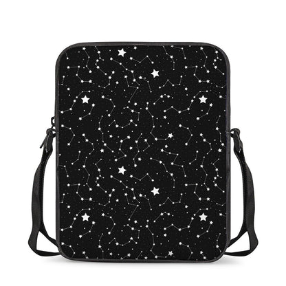 Constellation Sky Map Pattern Print Rectangular Crossbody Bag