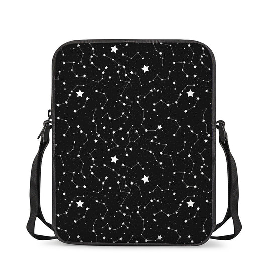 Constellation Sky Map Pattern Print Rectangular Crossbody Bag