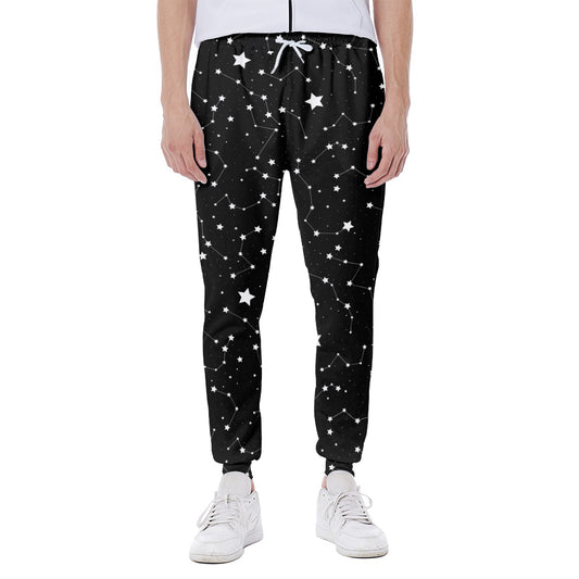 Constellation Sky Map Pattern Print Scuba Joggers
