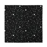 Constellation Sky Map Pattern Print Silk Bandana