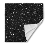 Constellation Sky Map Pattern Print Silk Bandana