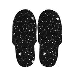 Constellation Sky Map Pattern Print Slippers