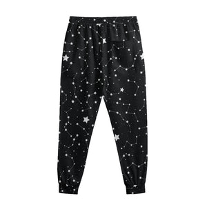 Constellation Sky Map Pattern Print Sweatpants