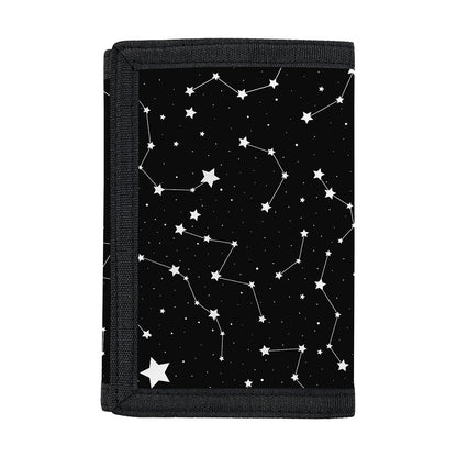 Constellation Sky Map Pattern Print Trifold Wallet