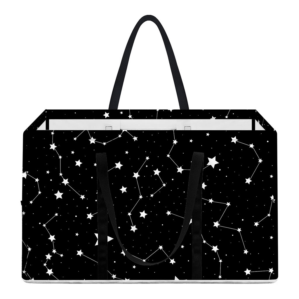 Constellation Sky Map Pattern Print Utility Tote Bag