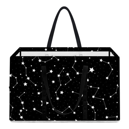 Constellation Sky Map Pattern Print Utility Tote Bag