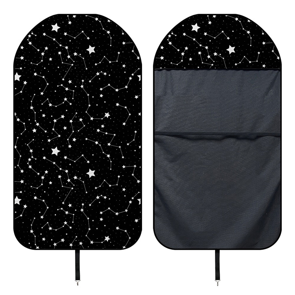 Constellation Sky Map Pattern Print Waterproof Car Seat Cover