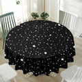 Constellation Sky Map Pattern Print Waterproof Round Tablecloth