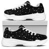 Constellation Sky Map Pattern Print White Chunky Shoes