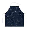 Constellation Sky Map Print Adjustable Apron