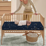 Constellation Sky Map Print Baby Crib Sheet