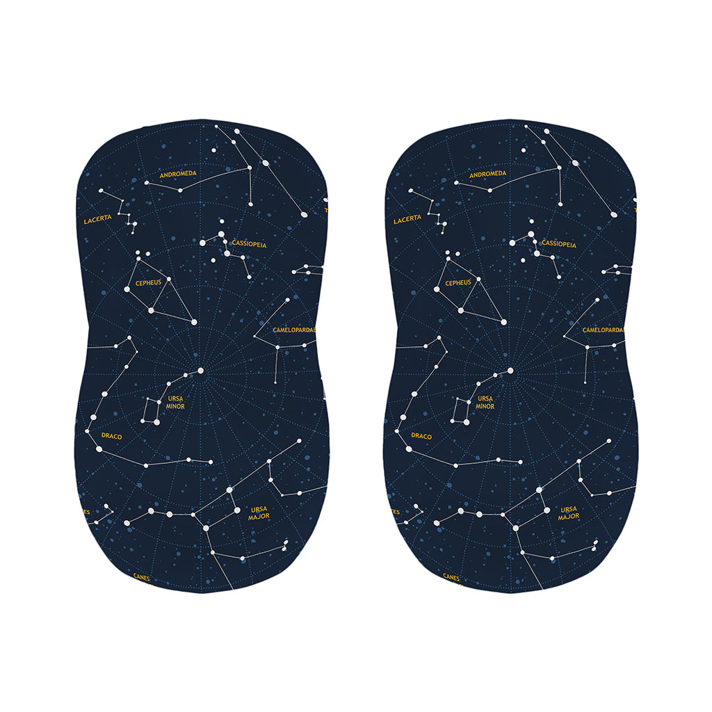 Constellation Sky Map Print Bar Stool Covers