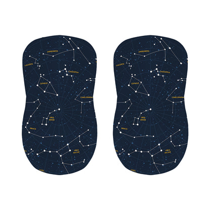 Constellation Sky Map Print Bar Stool Covers
