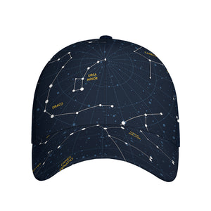 Constellation Sky Map Print Baseball Cap