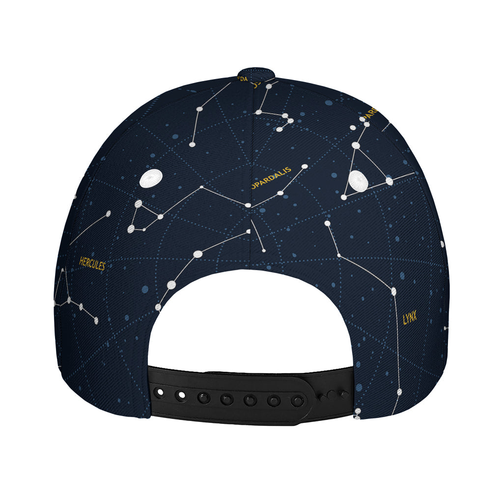 Constellation Sky Map Print Baseball Cap
