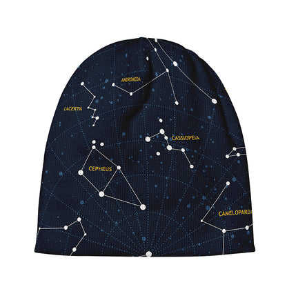 Constellation Sky Map Print Beanie