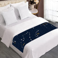 Constellation Sky Map Print Bed Runner