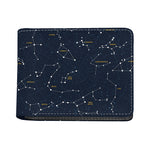 Constellation Sky Map Print Bifold Wallet