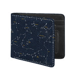 Constellation Sky Map Print Bifold Wallet