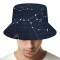 Constellation Sky Map Print Bucket Hat