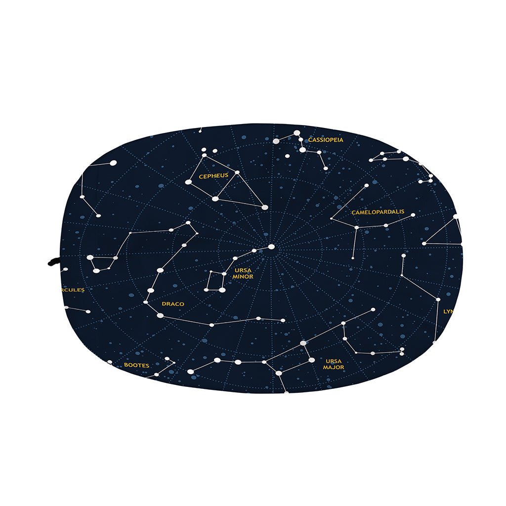 Constellation Sky Map Print Car Side Mirror Covers