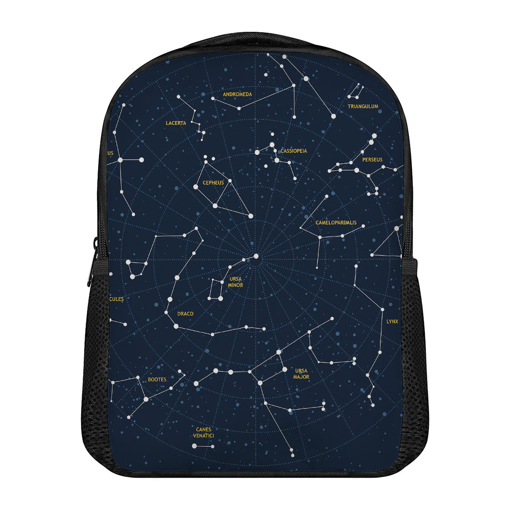 Constellation Sky Map Print Casual Backpack