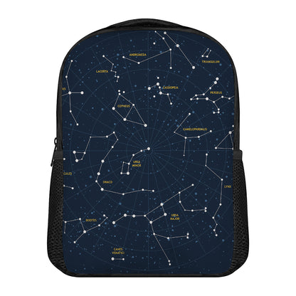 Constellation Sky Map Print Casual Backpack