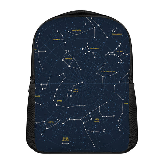 Constellation Sky Map Print Casual Backpack