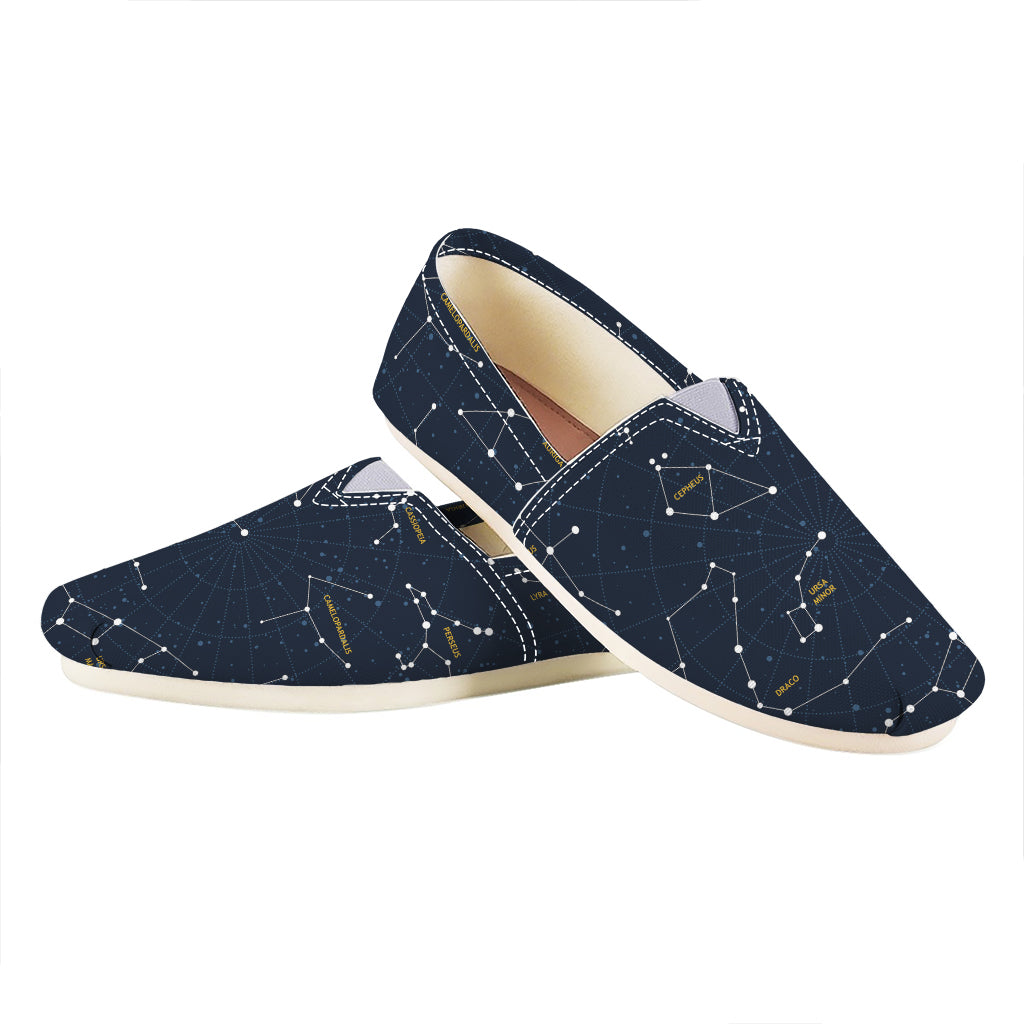 Constellation Sky Map Print Casual Shoes