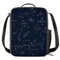 Constellation Sky Map Print Crossbody Lunch Bag
