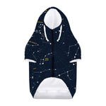 Constellation Sky Map Print Dog Zip Up Hoodie